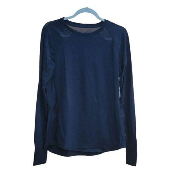 Yogasmoga Vivacity Long Sleeve Jersey Tee in Carbon 6 Women's Size 10 - Picture 10 of 10